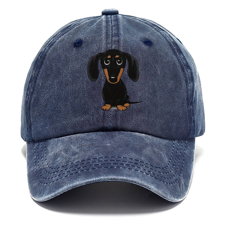 Retro Dachshund Classic Cap
