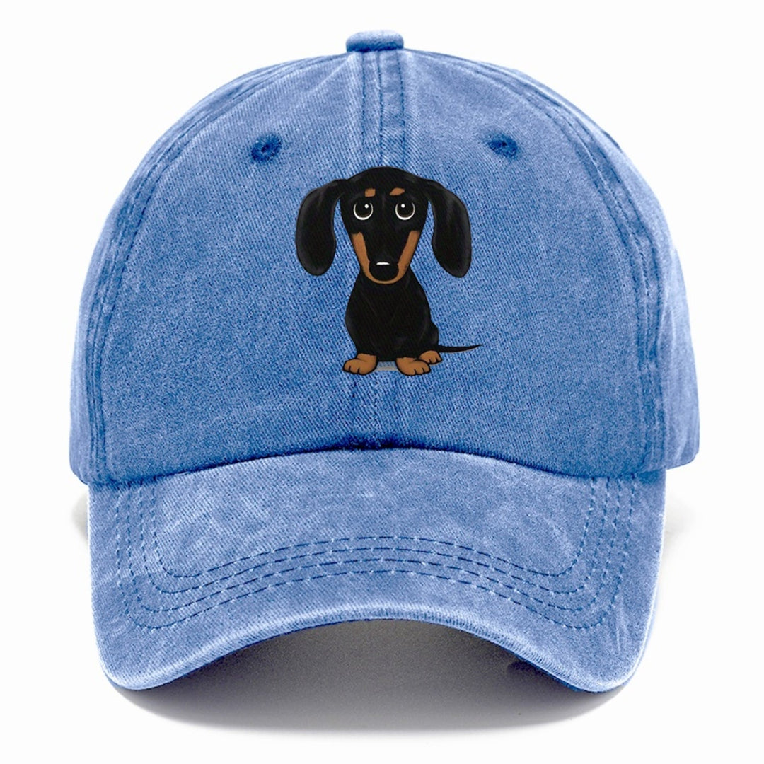 Retro Dachshund Classic Cap