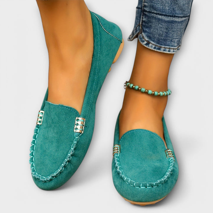 Brielle | Suede Moccasin Slip-On