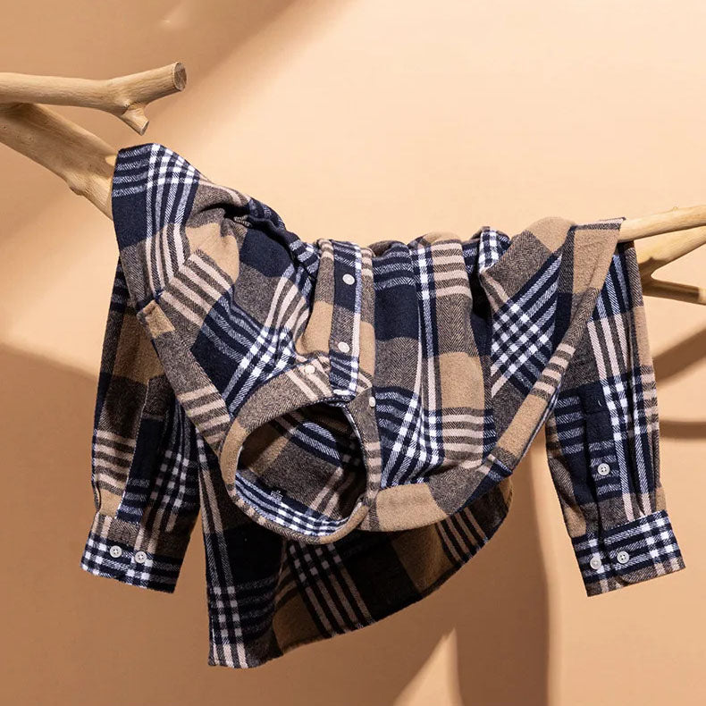 GRAYSON COTTON FLANNEL SHIRT