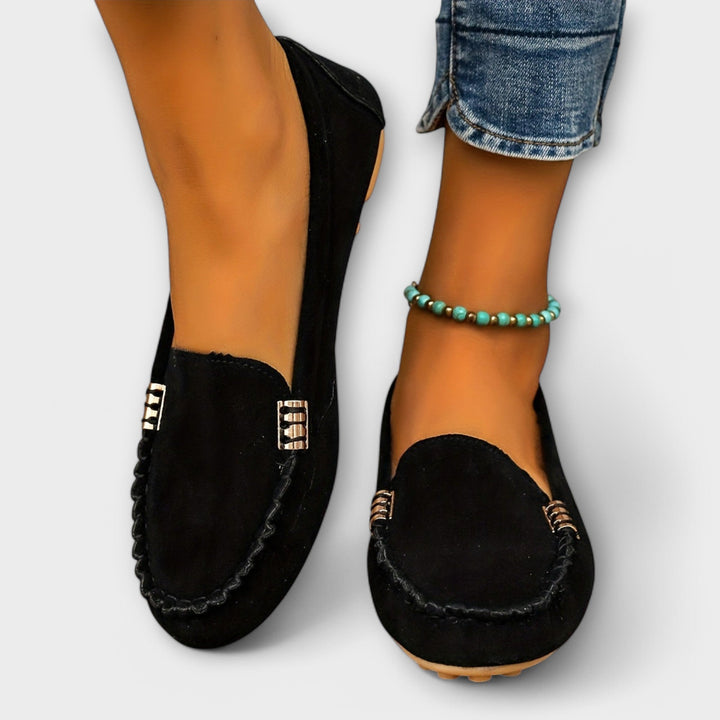 Brielle | Suede Moccasin Slip-On