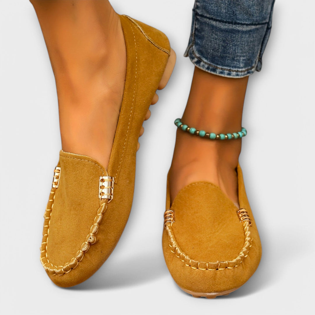 Brielle | Suede Moccasin Slip-On