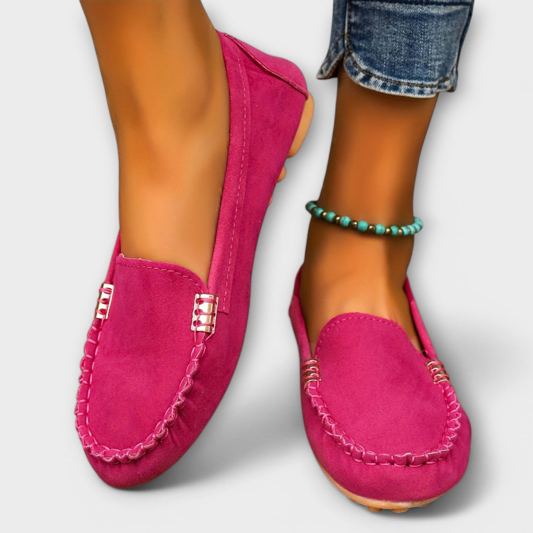 Brielle | Suede Moccasin Slip-On