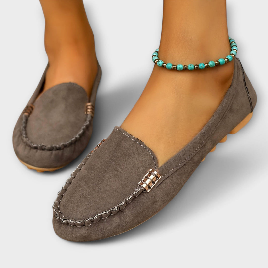 Brielle | Suede Moccasin Slip-On