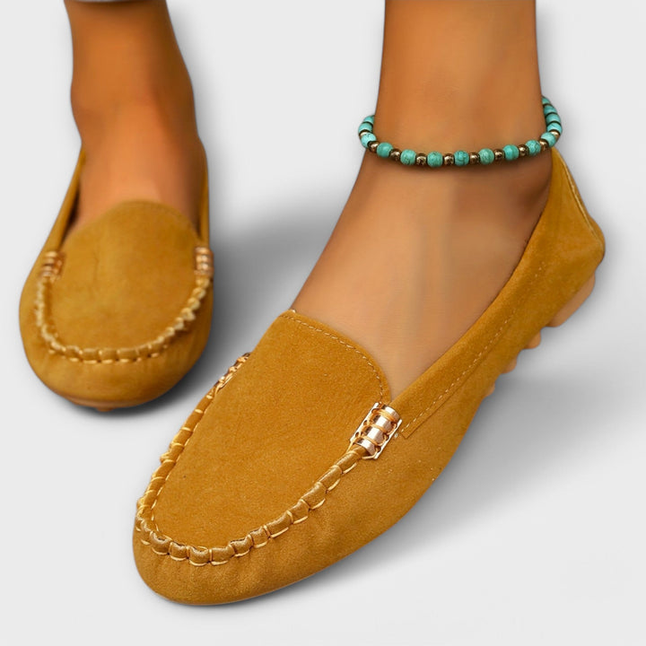 Brielle | Suede Moccasin Slip-On