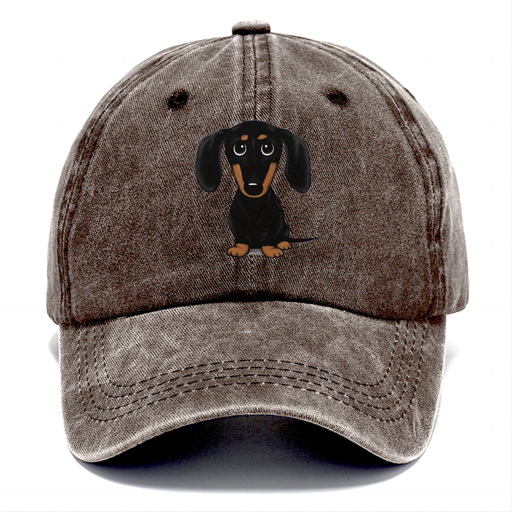 Retro Dachshund Classic Cap