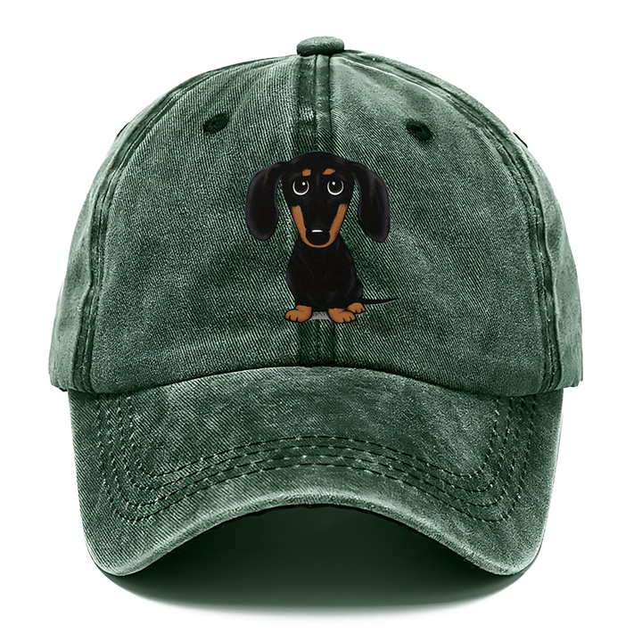 Retro Dachshund Classic Cap