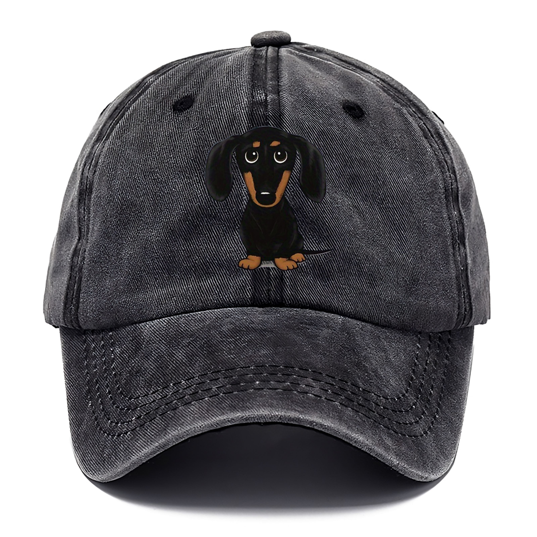 Retro Dachshund Classic Cap