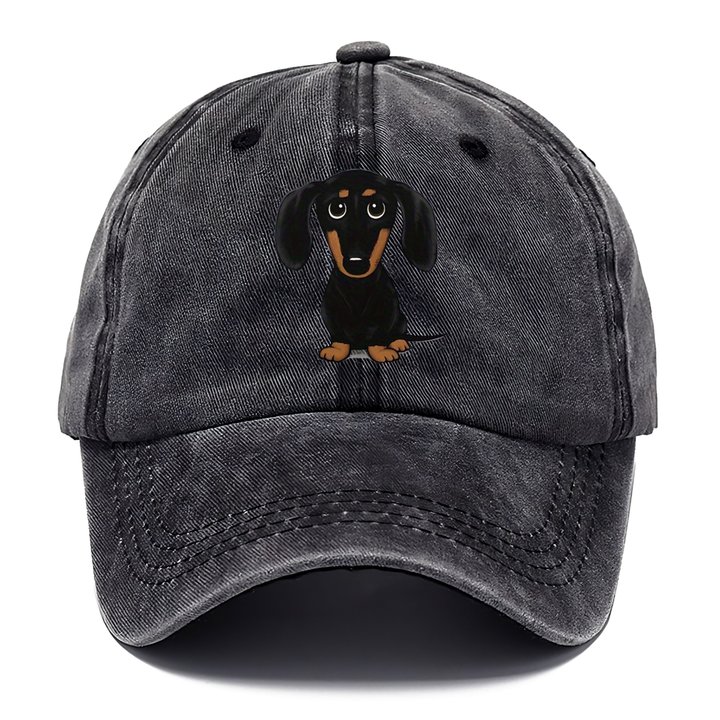 Retro Dachshund Classic Cap