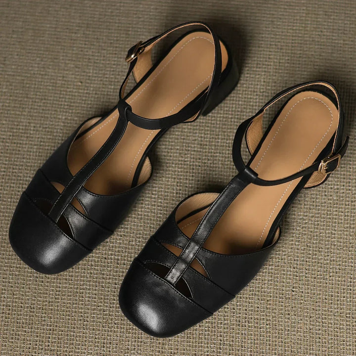 Livia | Braided Leather Ballerinas