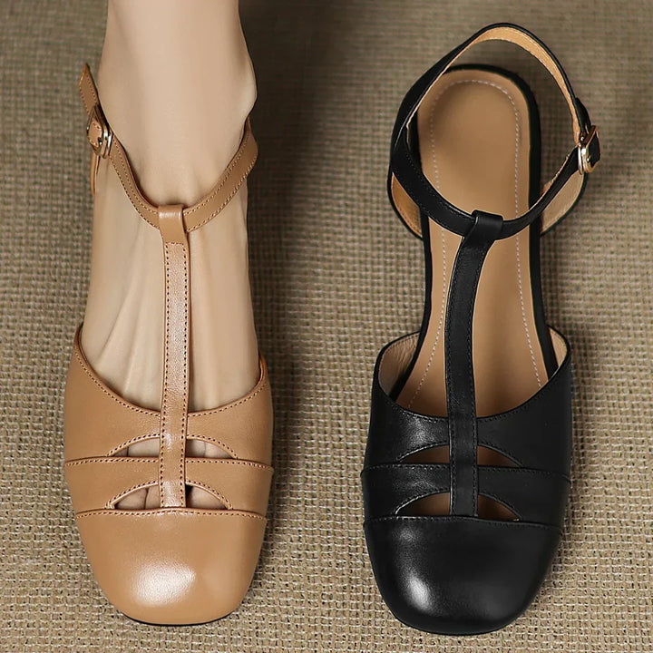 Livia | Braided Leather Ballerinas