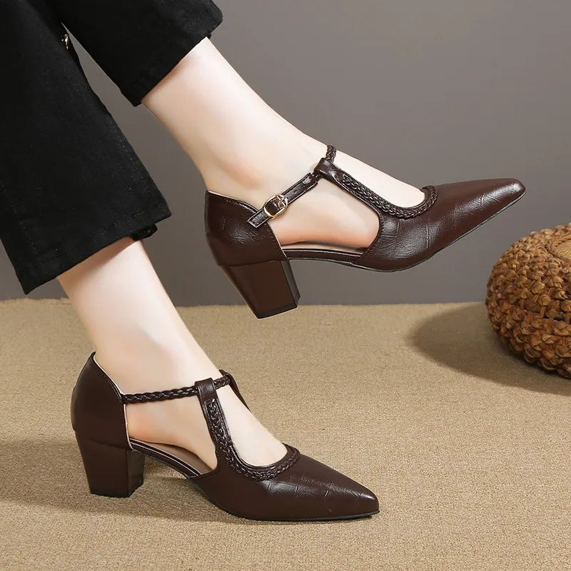 Juliette | Timeless T-Strap Shoes