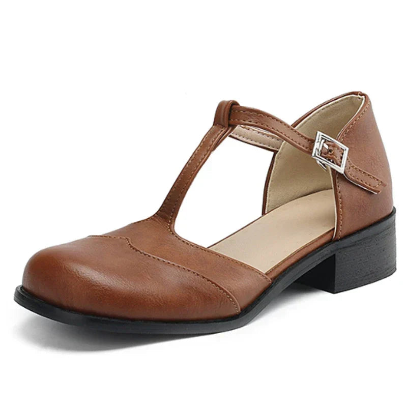 Isolde | Textured Leather Footwear