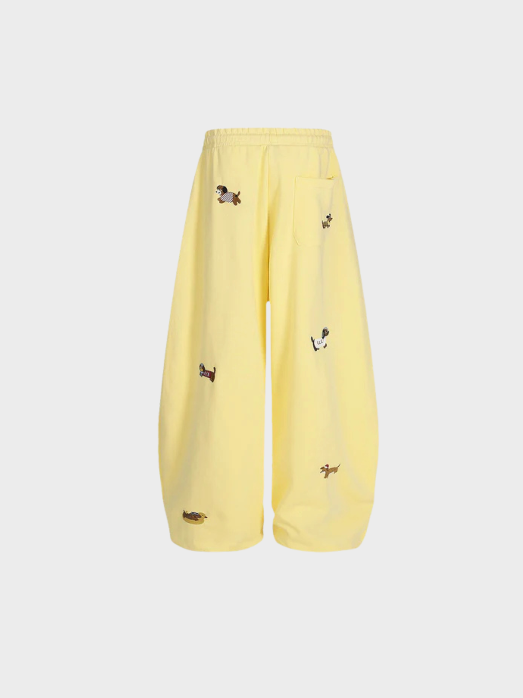 Dachshund Embroidery Sweatpants