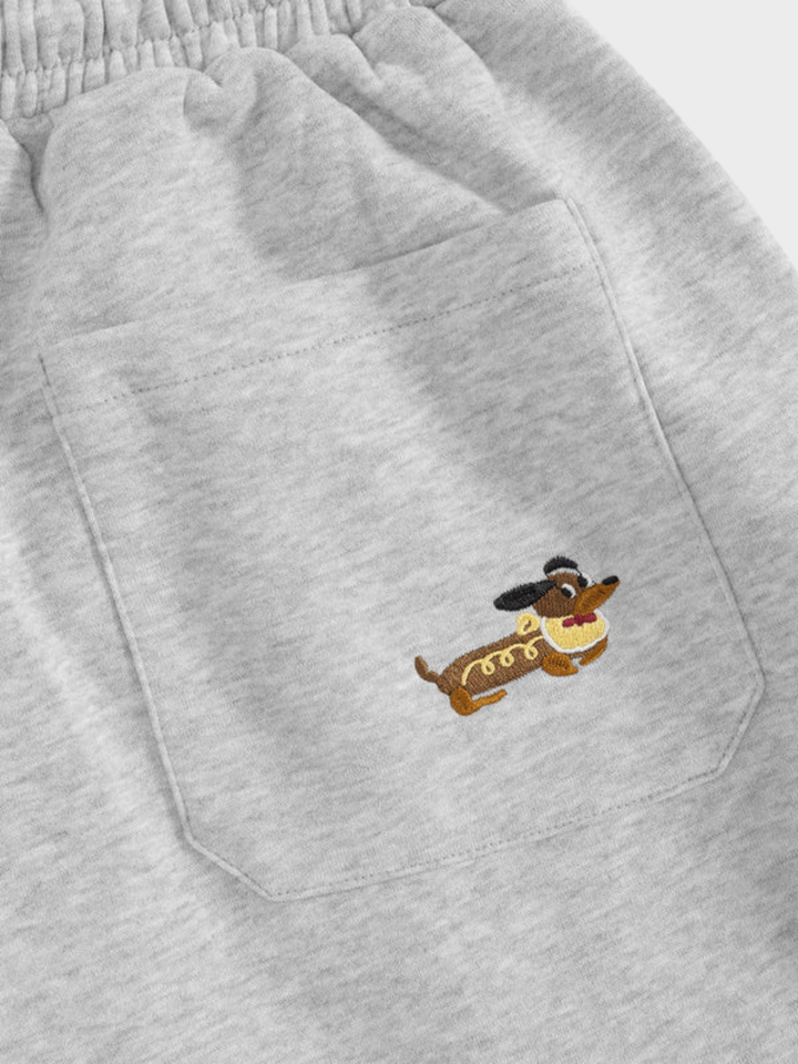 Dachshund Embroidery Sweatpants