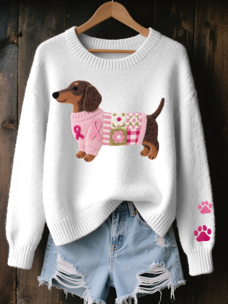 Naoni – Cosy Dachshund Knit Jumper